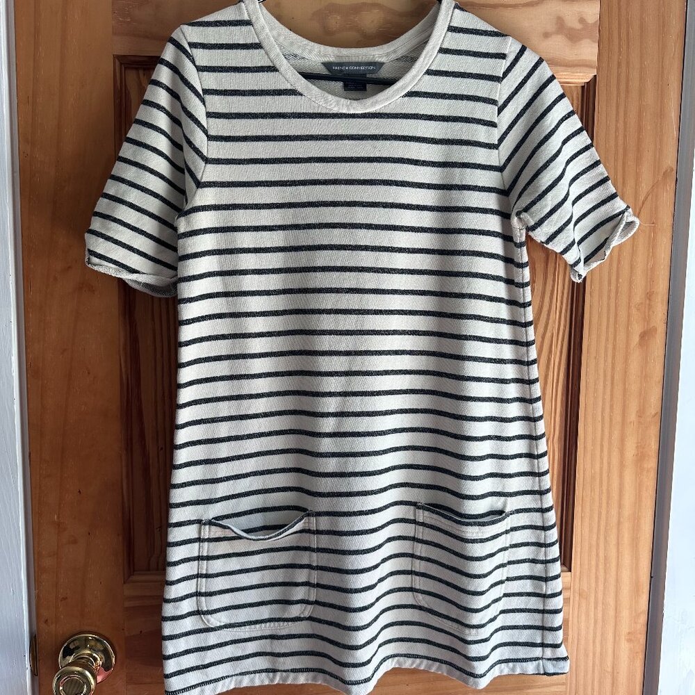 French Connection Striped Cotton Dress